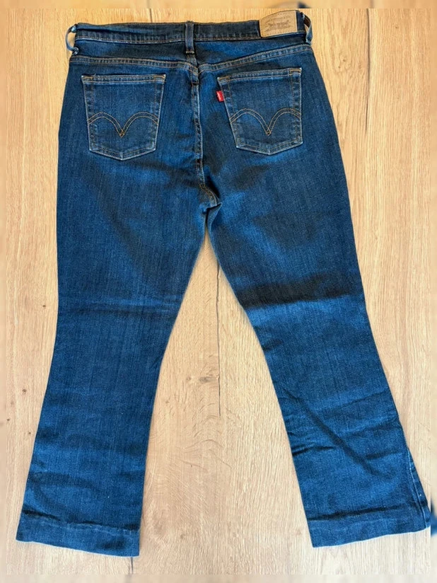 Jean LEVI'S 515 Boot Cut - Azul oscuro descolorido - T.40 - L 88 – photo 2
